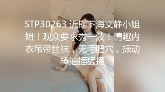 STP30263 近期下海文静小姐姐！观众要求秀一波！情趣内衣吊带丝袜，无毛肥穴，振动棒抽插猛捅