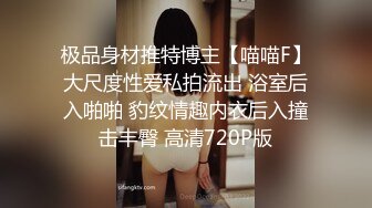 极品身材推特博主【喵喵F】大尺度性爱私拍流出 浴室后入啪啪 豹纹情趣内衣后入撞击丰臀 高清720P版