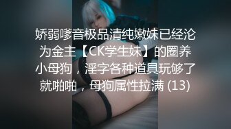 娇弱嗲音极品清纯嫩妹已经沦为金主【CK学生妹】的圈养小母狗，淫字各种道具玩够了就啪啪，母狗属性拉满 (13)