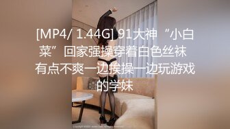 [MP4/ 1.44G] 91大神“小白菜”回家强操穿着白色丝袜 有点不爽一边挨操一边玩游戏的学妹