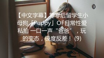 【中文字幕】零零后留学生小母狗「Puppy」OF日常性爱私拍 一口一声“爸爸”，玩的变态，极度反差！ (9)