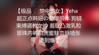 【极品❤️梦中情女】Yeha✨ 超正点韩妞の劲爆胴体 狗链束缚调教女神 羞耻凸激乳粒 珍珠内裤白虎蜜蚌血脉喷张 美到爆了