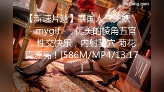 【新速片遞】泰国人气美妖 ♈ - mygif -♈ 优美的棱角五官，性交快乐，内射骚穴 菊花真漂亮！[586M/MP4/13:17]